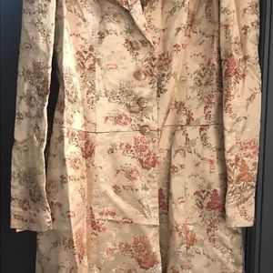 NEW Beautiful Gold /Champagne embroidered dress and fitted duster set